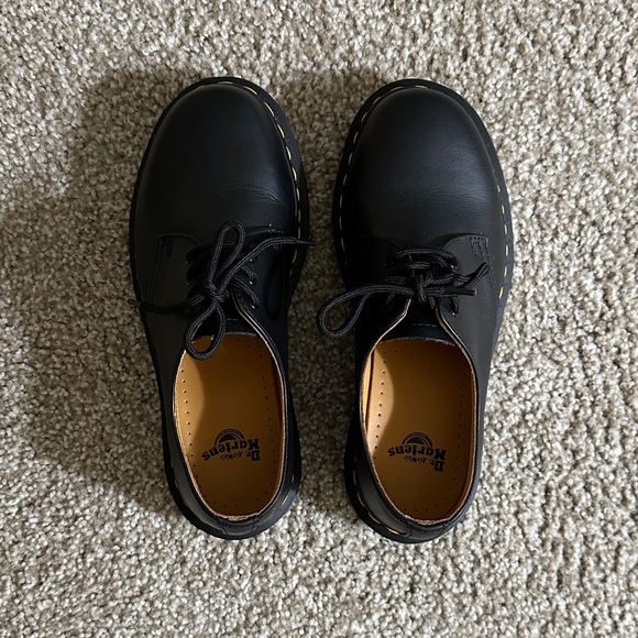 DR. MARTENS 1461 NAPPA LEATHER OXFORD SHOES - Picture 8 of 13